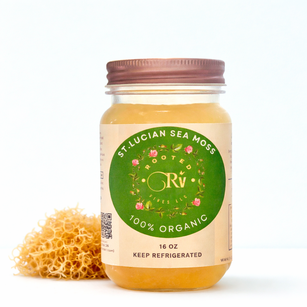 St. Lucia Sea Moss Gel | Wildcrafted & Mineral-Rich | Rooted Vines St. Lucia Sea Moss Gel | Wildcrafted & Mineral-Rich | Rooted Vines