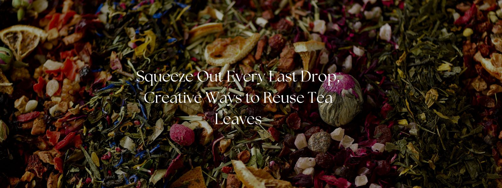 Squeeze Out Every Last Drop, Creative Ways to Reuse Tea Leaves
