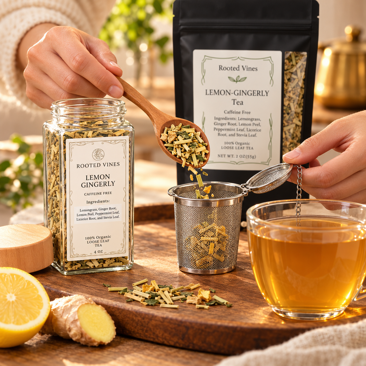 Lemon Gingerly Herbal Tea