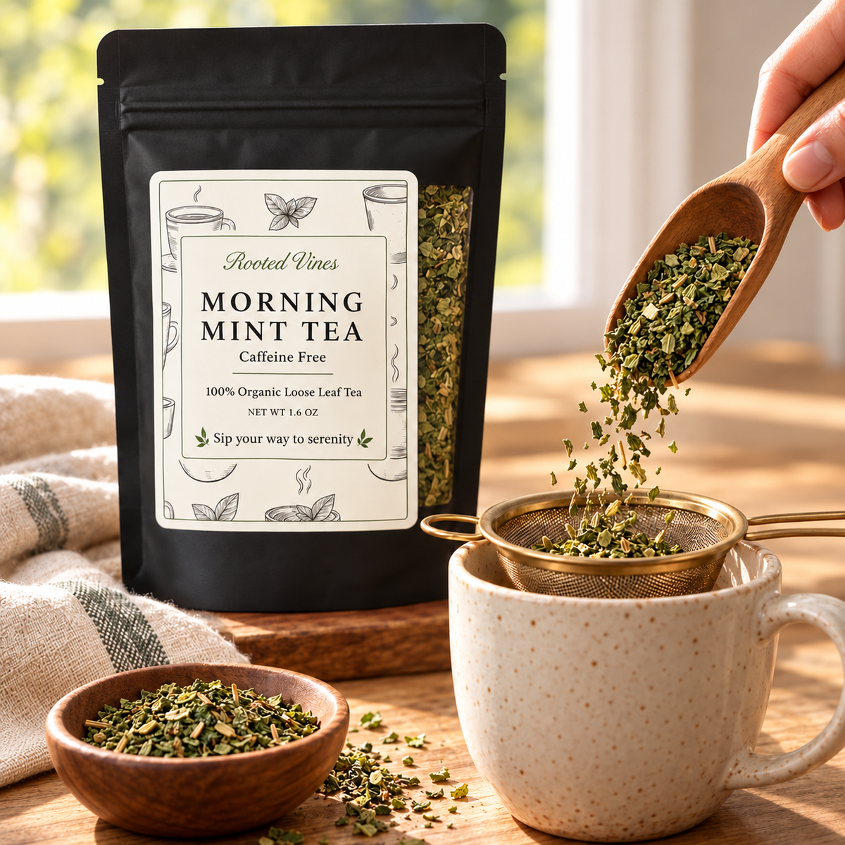 Morning Mint Herbal Tea