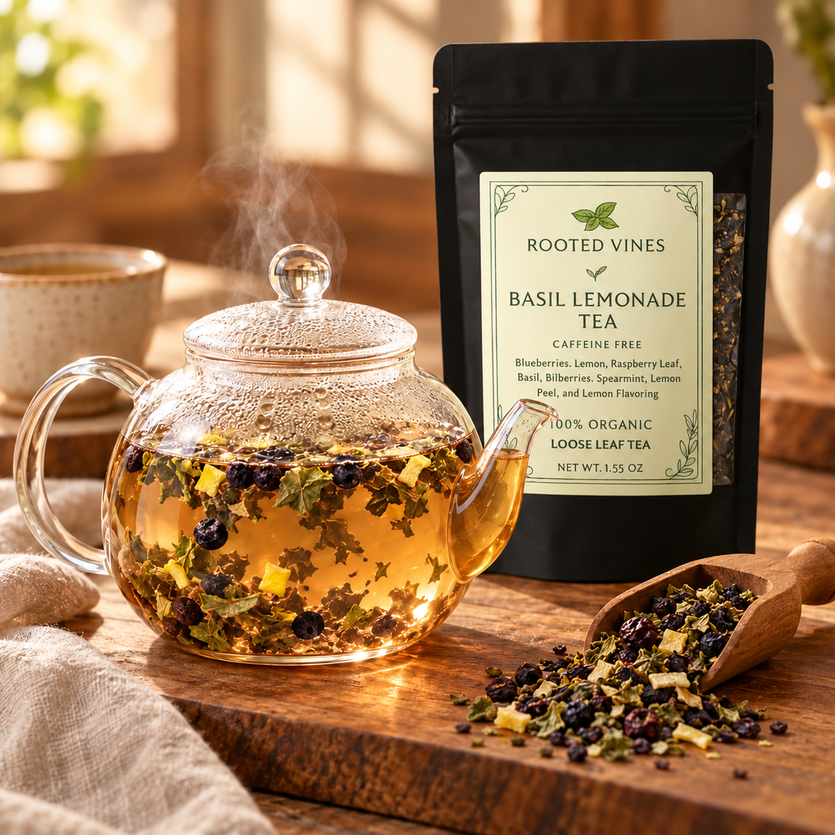 Basil Lemonade Herbal Tea