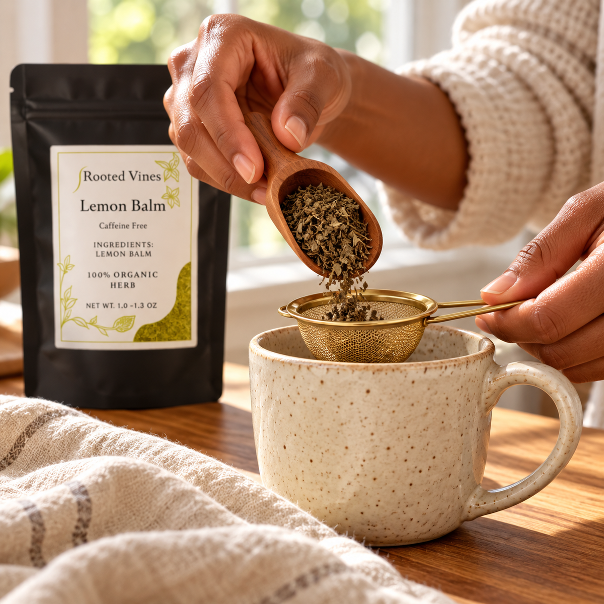 Lemon Balm Leaf Herbal Tea