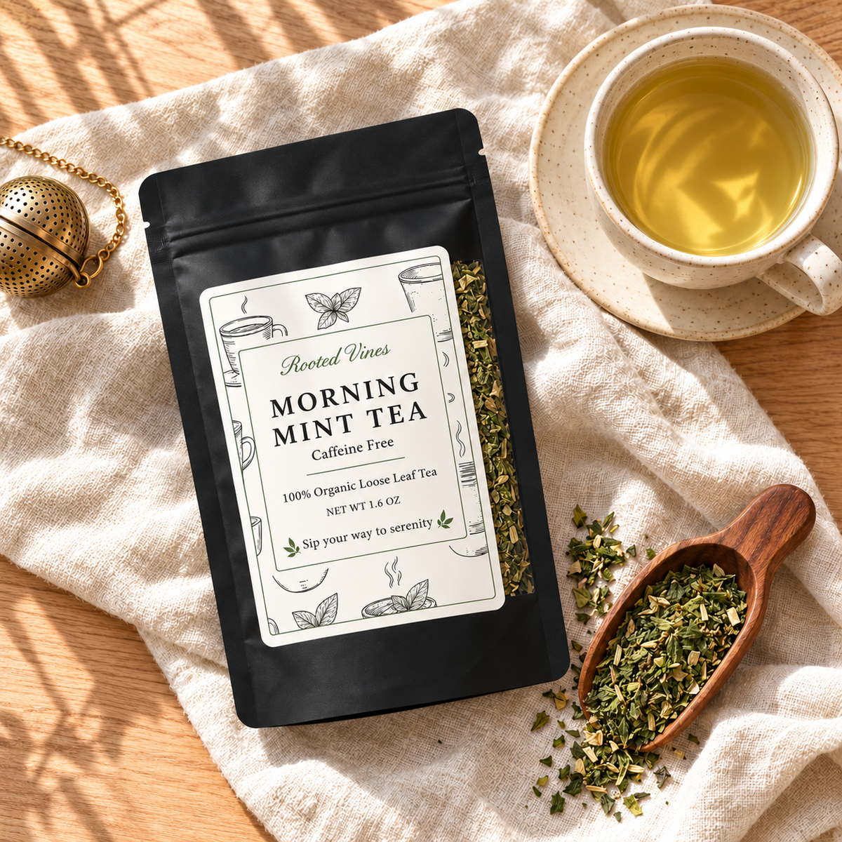 Morning Mint Herbal Tea