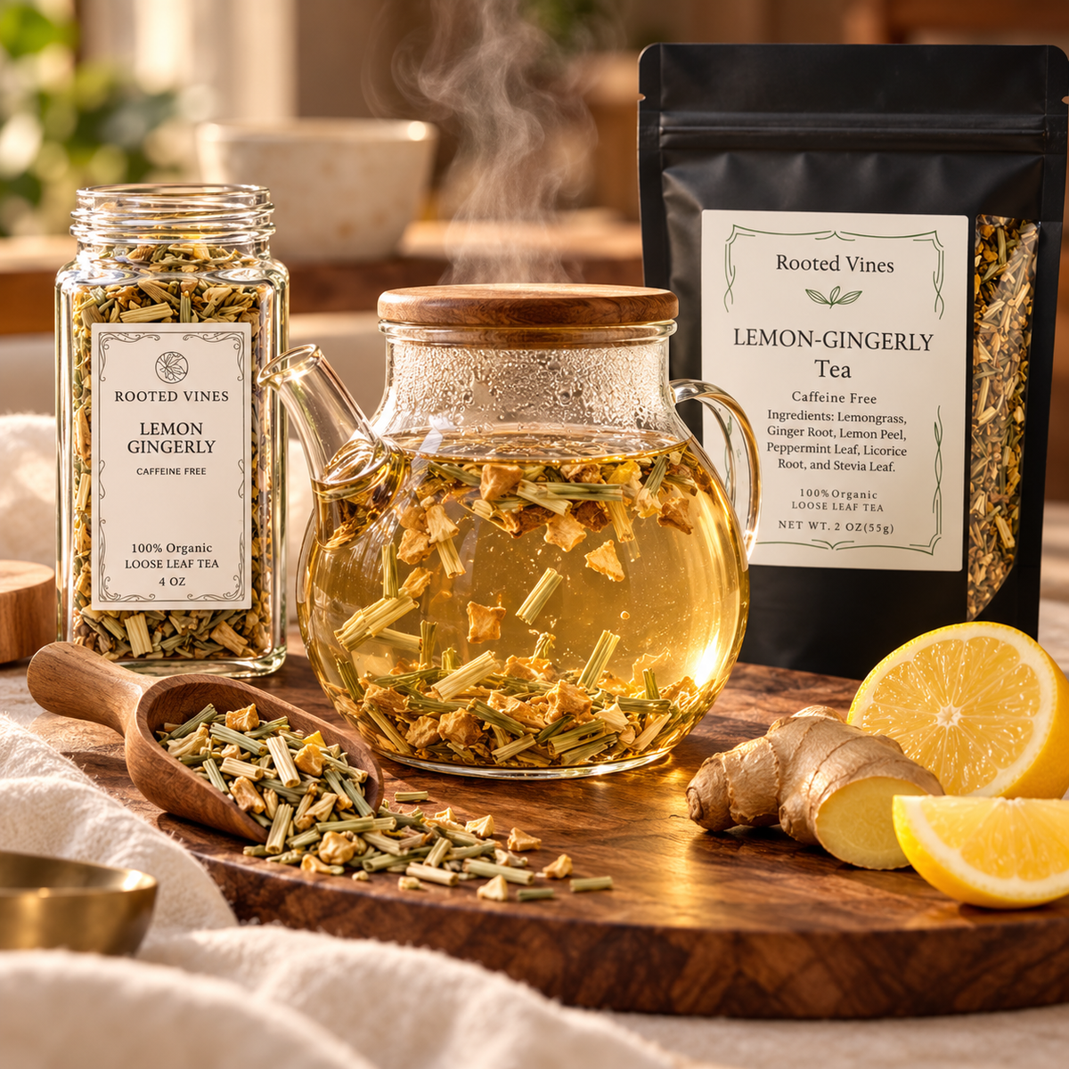 Lemon Gingerly Herbal Tea
