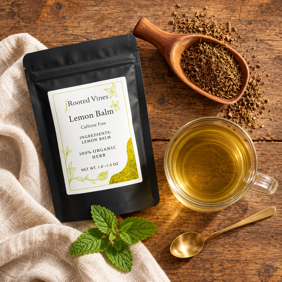 Lemon Balm Leaf Herbal Tea