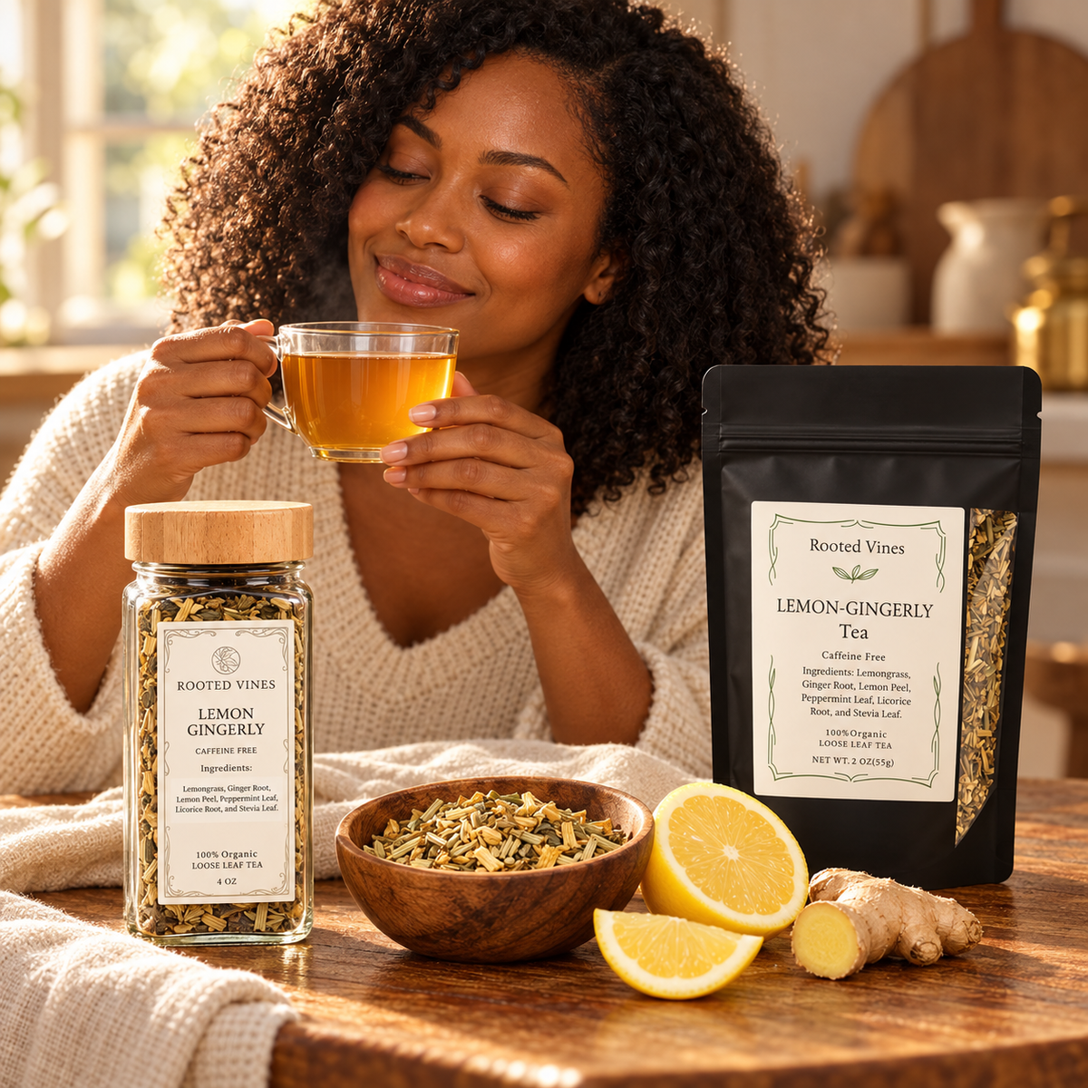 Lemon Gingerly Herbal Tea