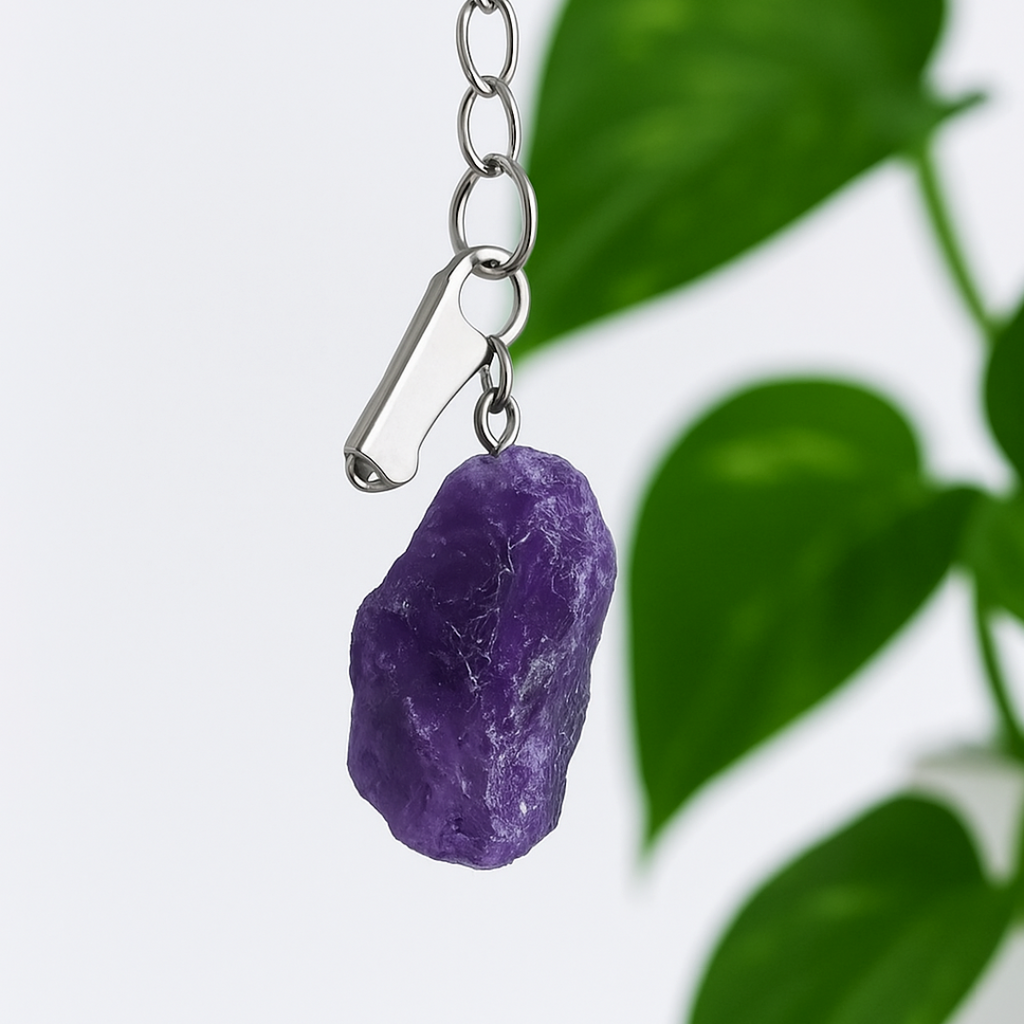 Gemstone Tea Steepers – Stainless Steel Mesh with Healing Crystal Anchors