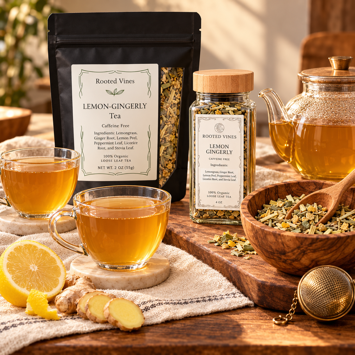 Lemon Gingerly Herbal Tea