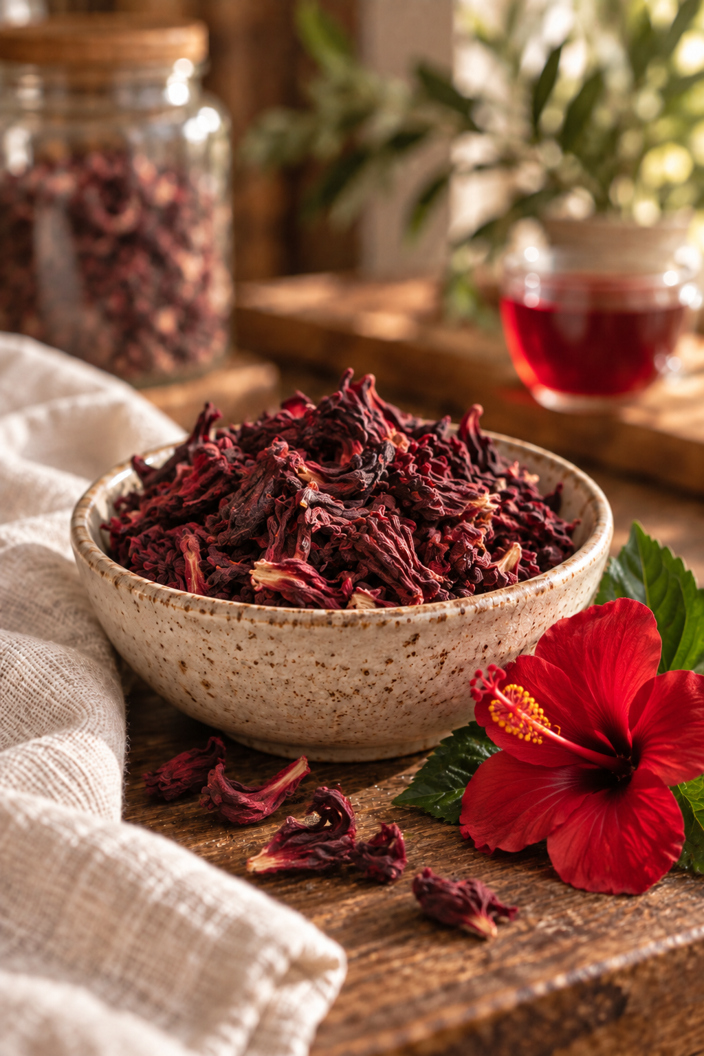 Hibiscus Flower Herbal Tea