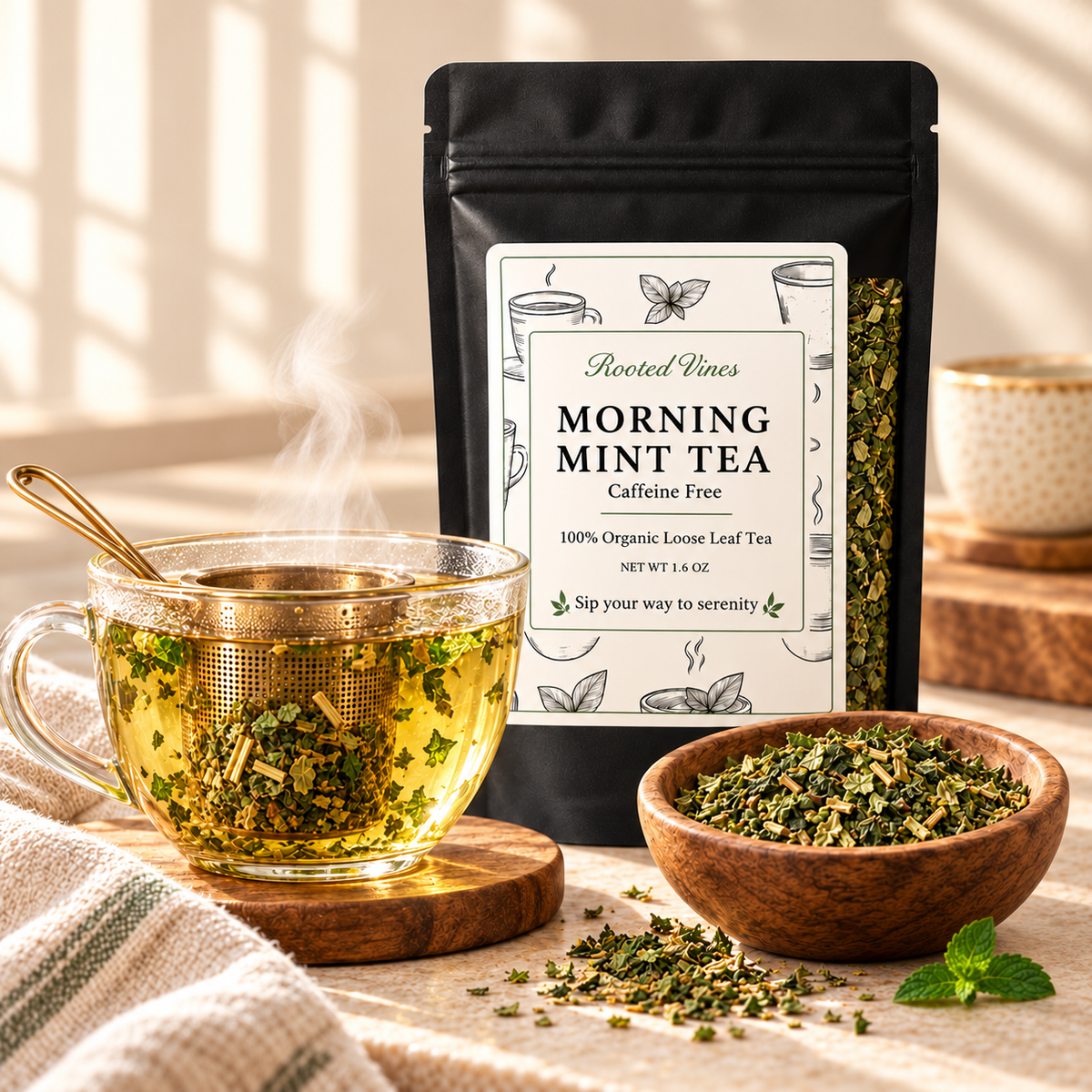 Morning Mint Herbal Tea