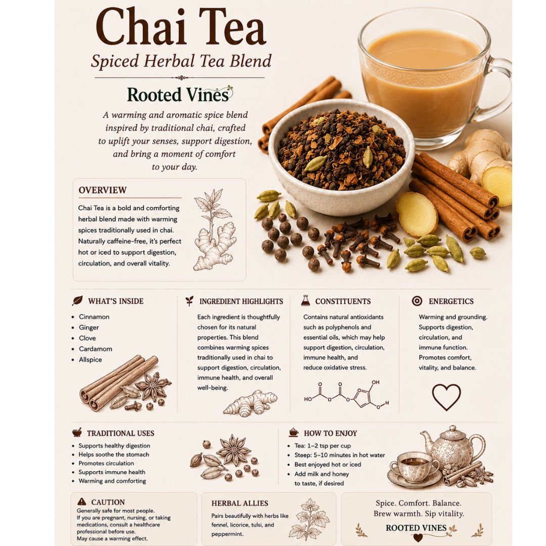 Chai Tea | Spiced  Blend | Rooted Vines