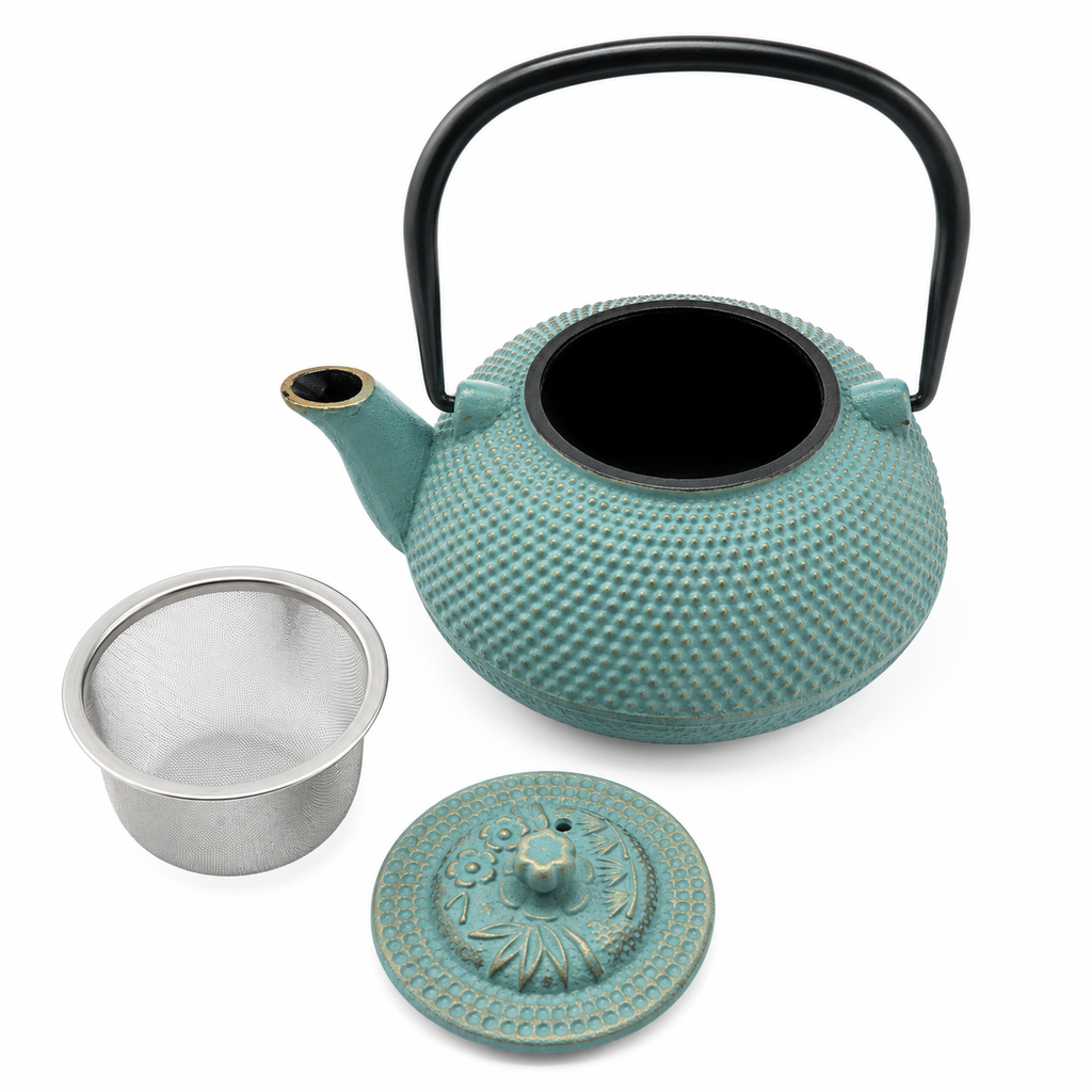 Japanese Cast Iron Teapot with Stainless Steel Infuser | Rooted Vines