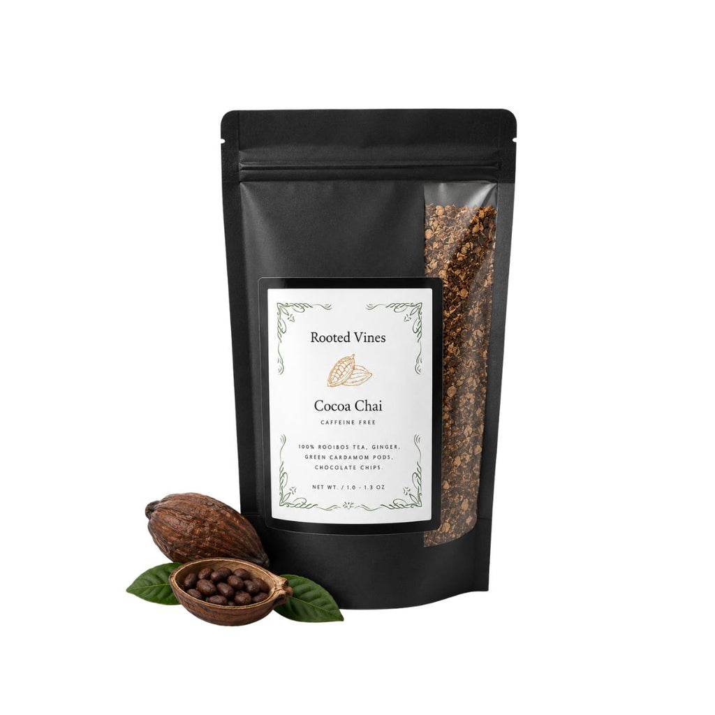 Cocoa Chai Tea | Caffeine-Free Rooibos Chai | Rooted Vines