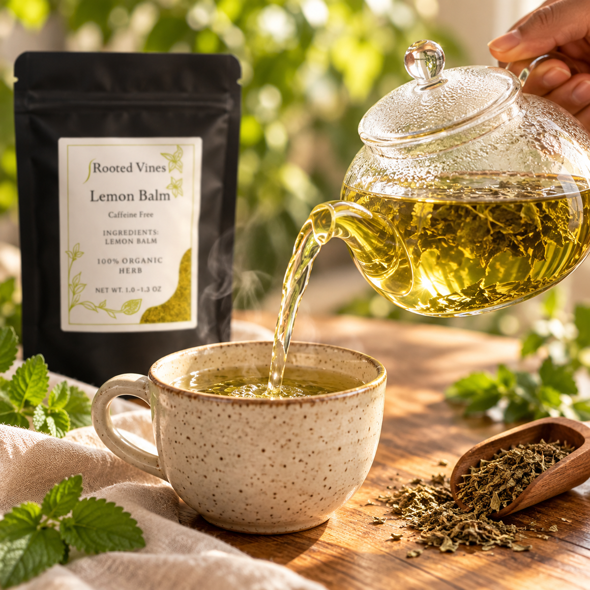 Lemon Balm Leaf Herbal Tea