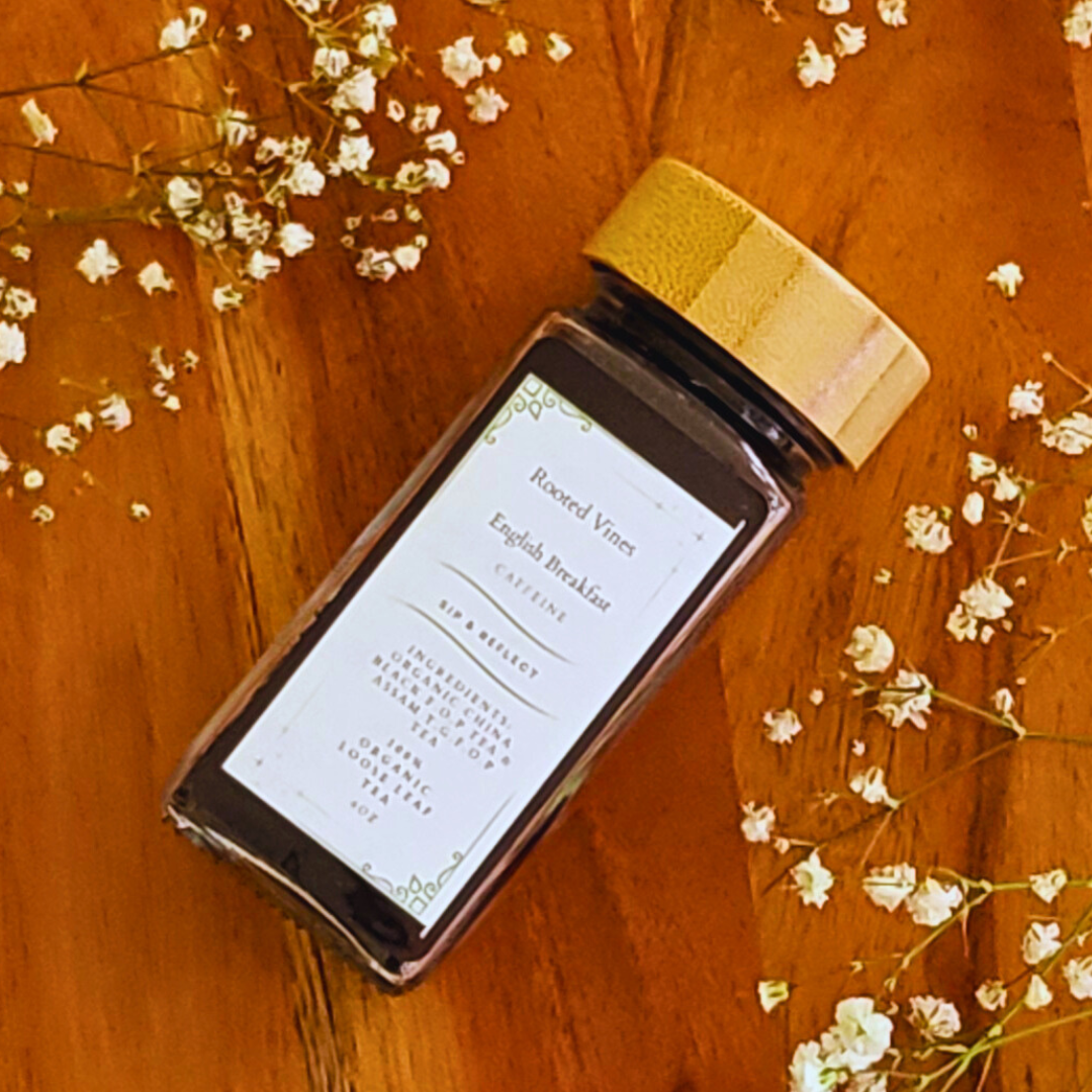 English Breakfast Tea – Organic Black Tea Blend | Rich, Smooth & Timeless (4 oz)