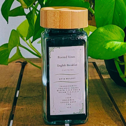 English Breakfast Tea – Organic Black Tea Blend | Rich, Smooth & Timeless (4 oz)