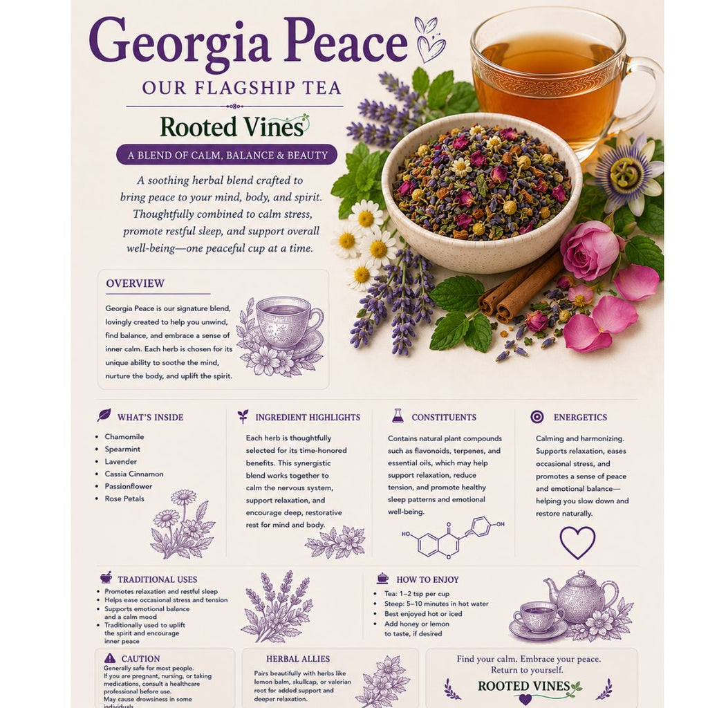 Georgia Peace Tea | Organic Herbal Loose Leaf Tea