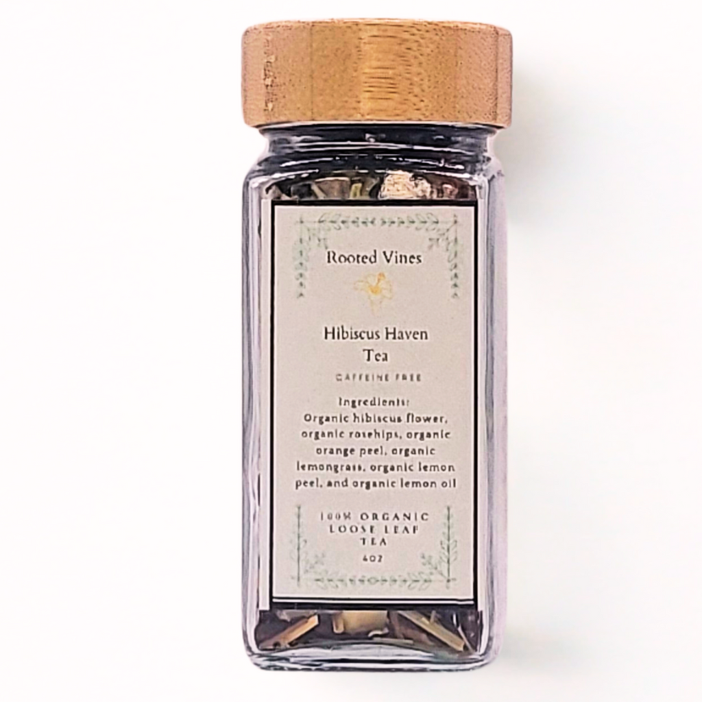 Hibiscus Haven – Tropical Hibiscus Citrus Blend | Caffeine-Free, Bright & Uplifting (4 oz)