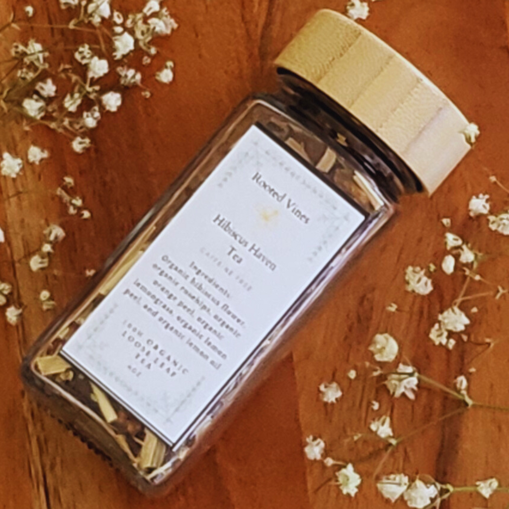 Hibiscus Haven – Tropical Hibiscus Citrus Blend | Caffeine-Free, Bright & Uplifting (4 oz)