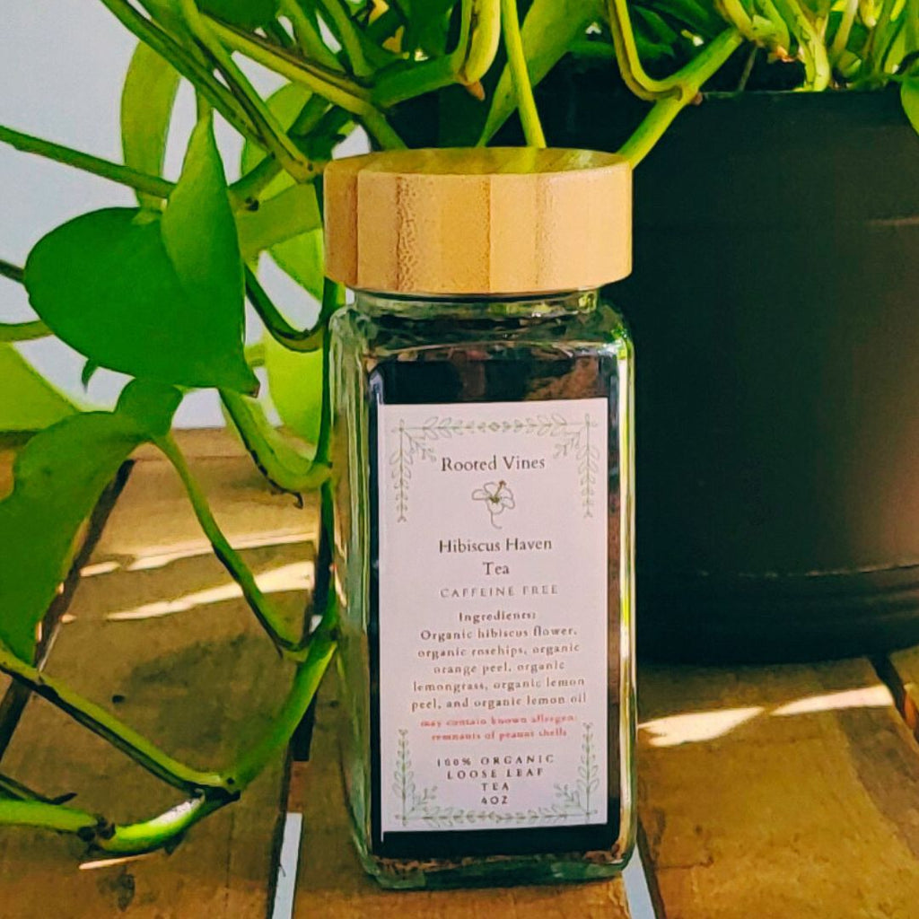 Hibiscus Haven – Tropical Hibiscus Citrus Blend | Caffeine-Free, Bright & Uplifting (4 oz)