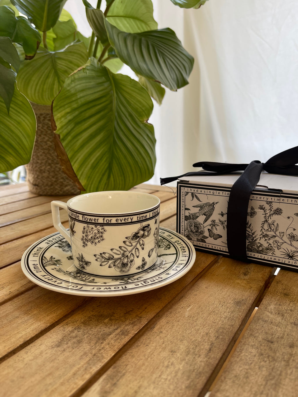 Eternal Garden Bone China Tea Set Rooted Vines