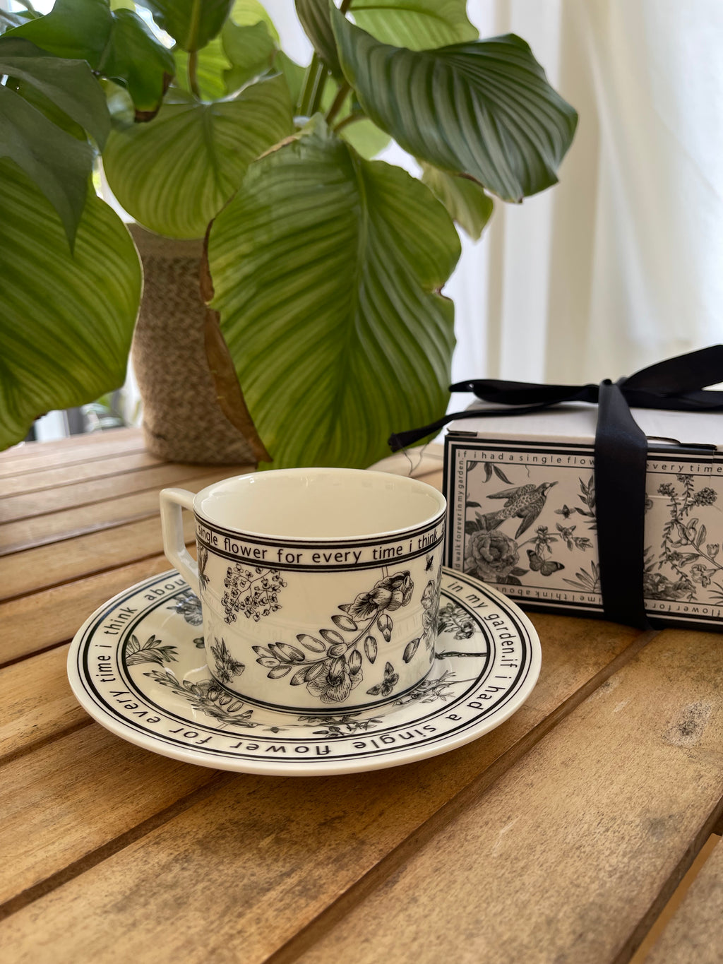 Eternal Garden Bone China Tea Set Rooted Vines