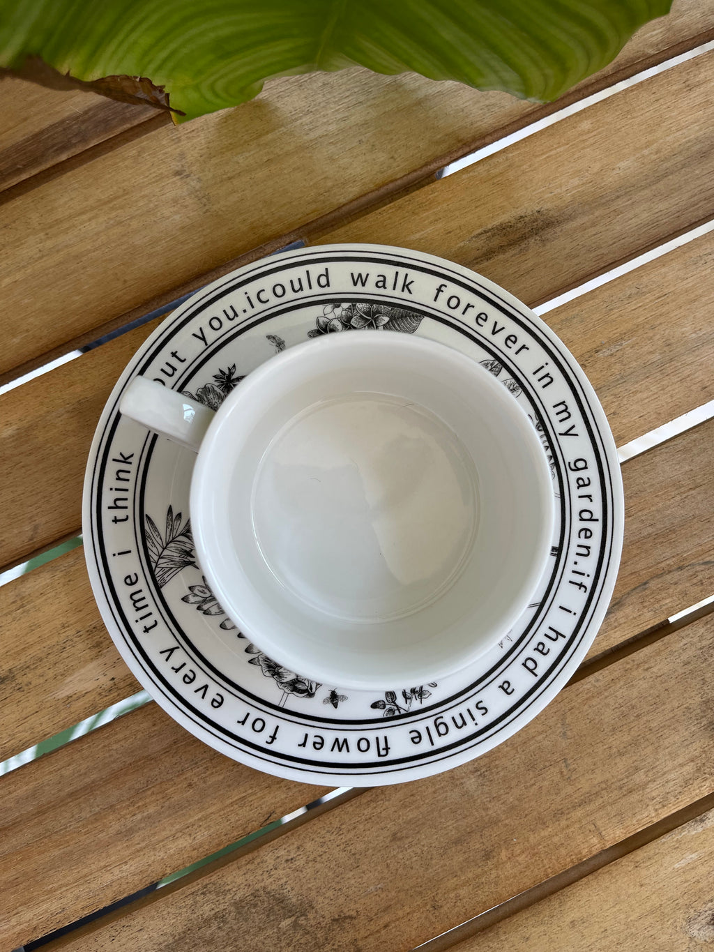 Eternal Garden Bone China Tea Set Rooted Vines