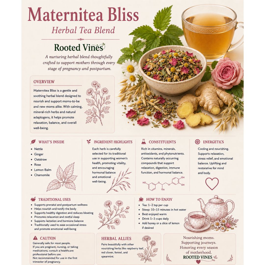 Maternitea Bliss | Organic Herbal Tea for Motherhood Support