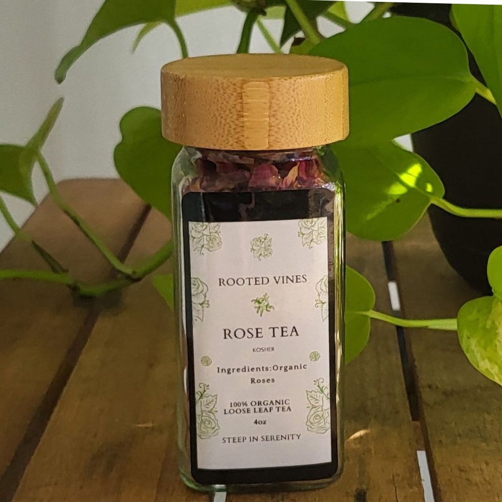 Rose Petals – Caffeine-Free Floral Herbal Tea | Elegant, Soothing & Versatile (4 oz)