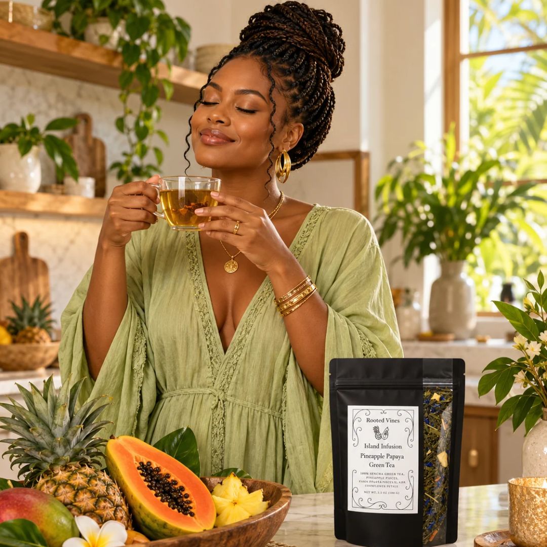 Island Infusion Pineapple Papaya  Green Tea