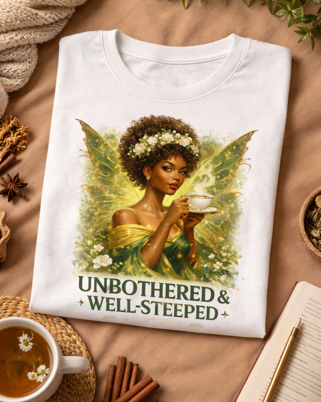 Unbothered & Well-Steeped Tee