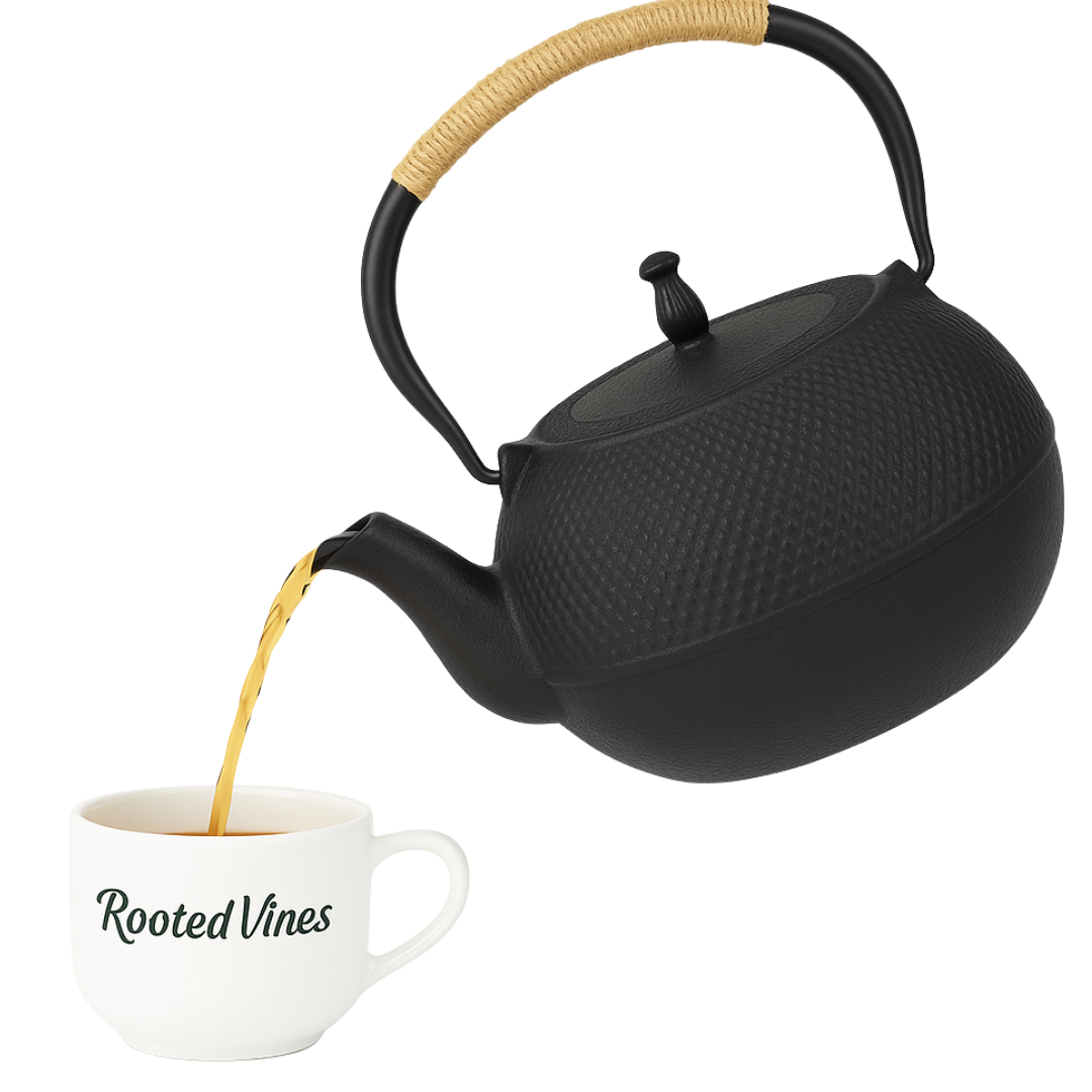 Japanese Cast Iron Teapot with Stainless Steel Infuser
