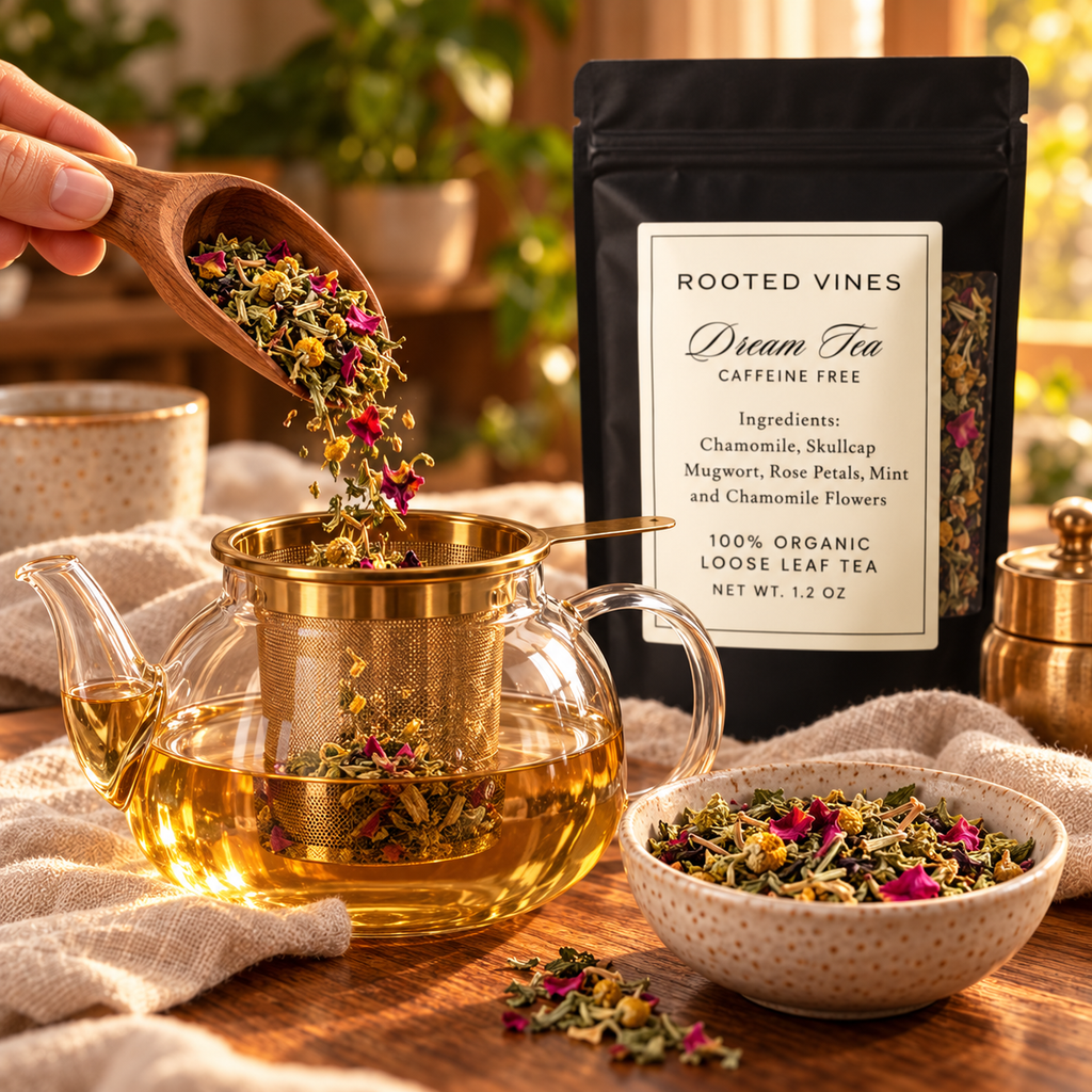 Preparing Dream Herbal Tea