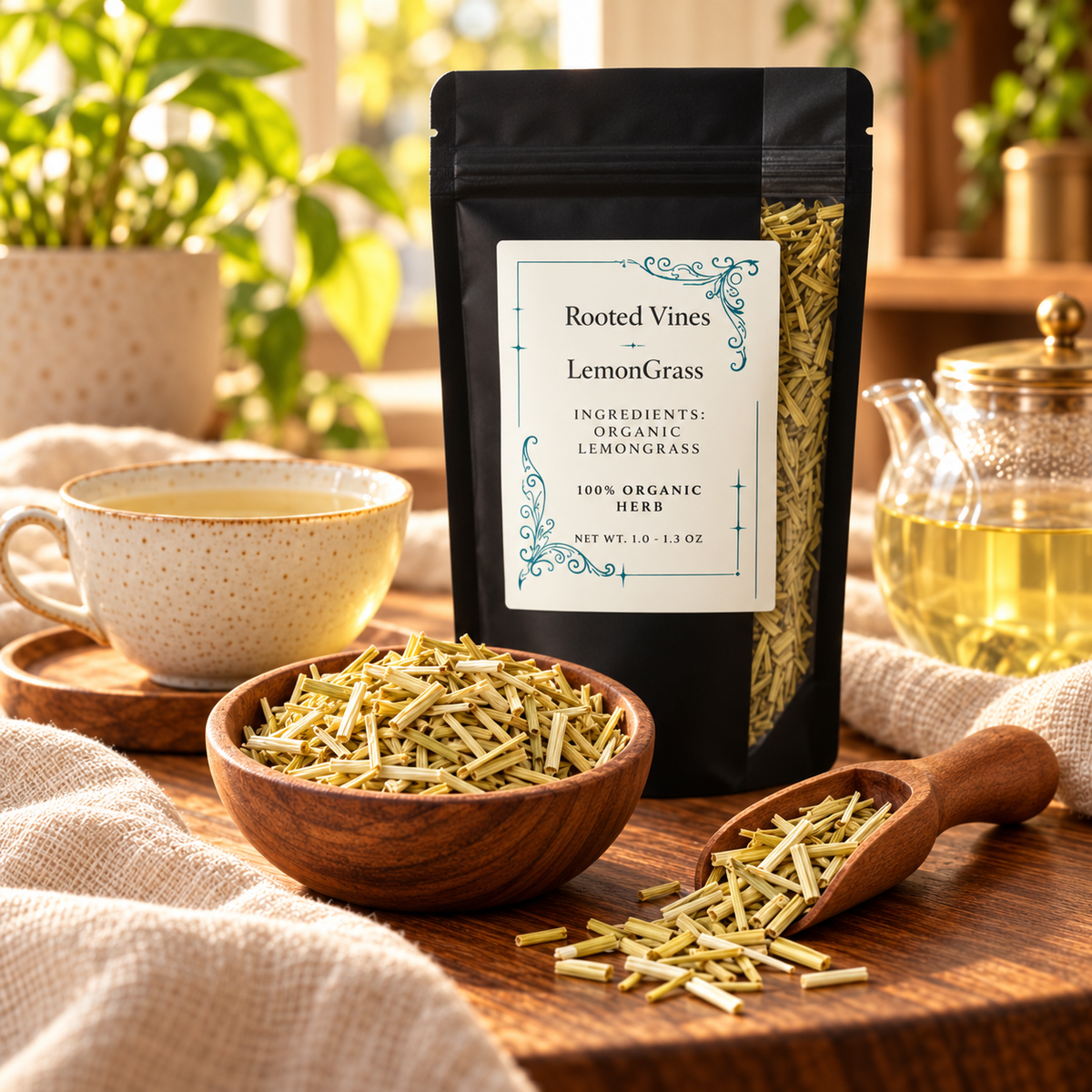Dried Lemongrass Herbal Tea product hero