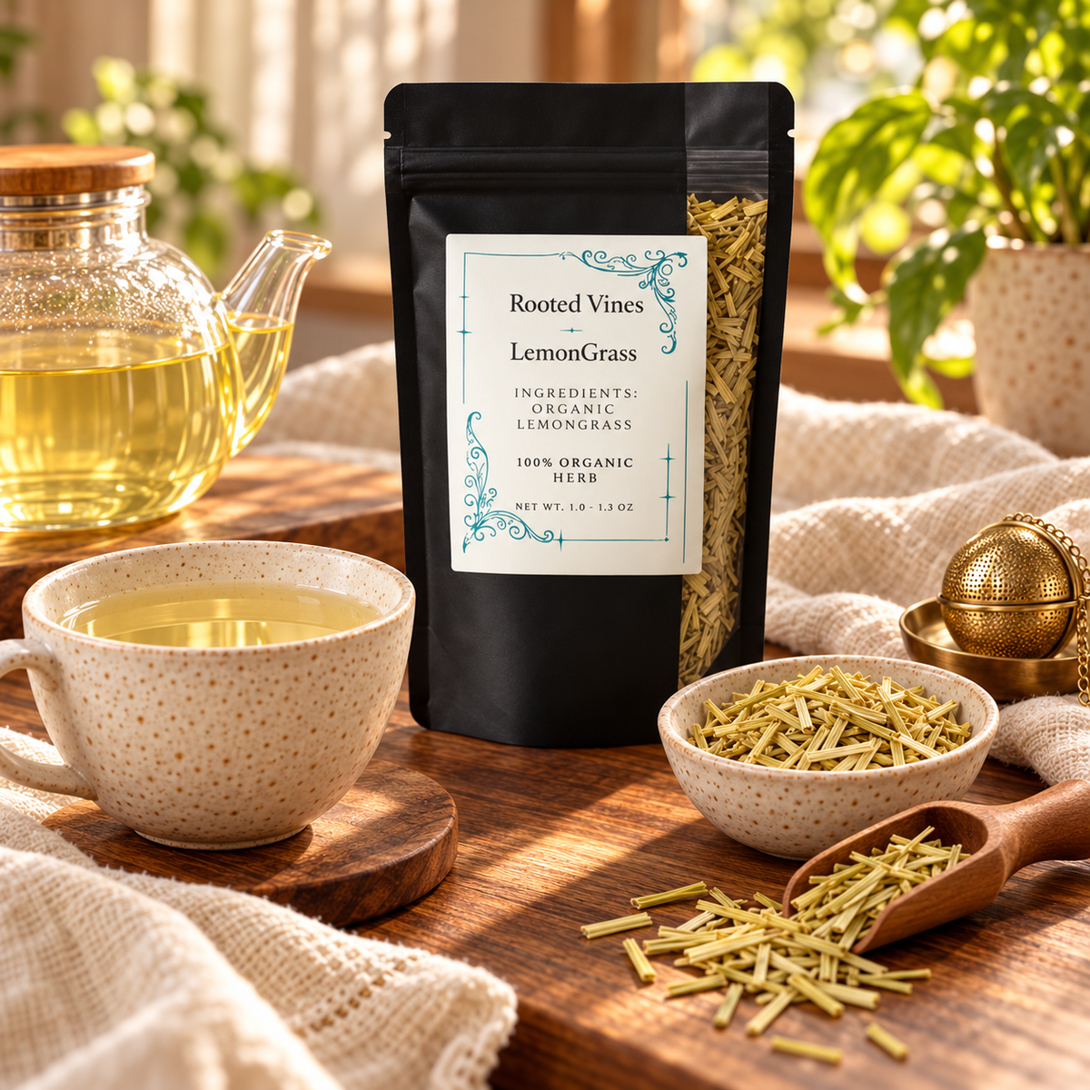 Dried Lemongrass overhead ritual
