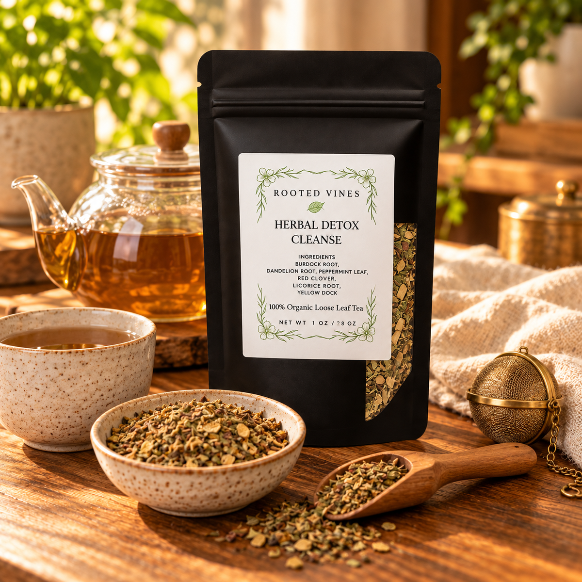 Complete Herbal Detox tea ritual