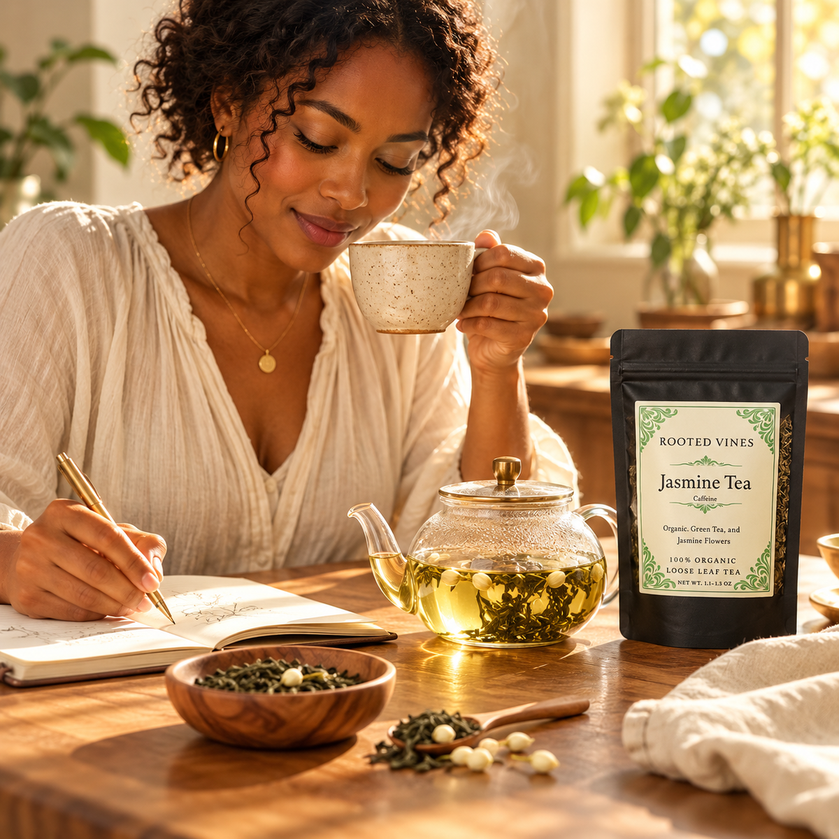 Jasmine Green Tea 07 lifestyle ritual