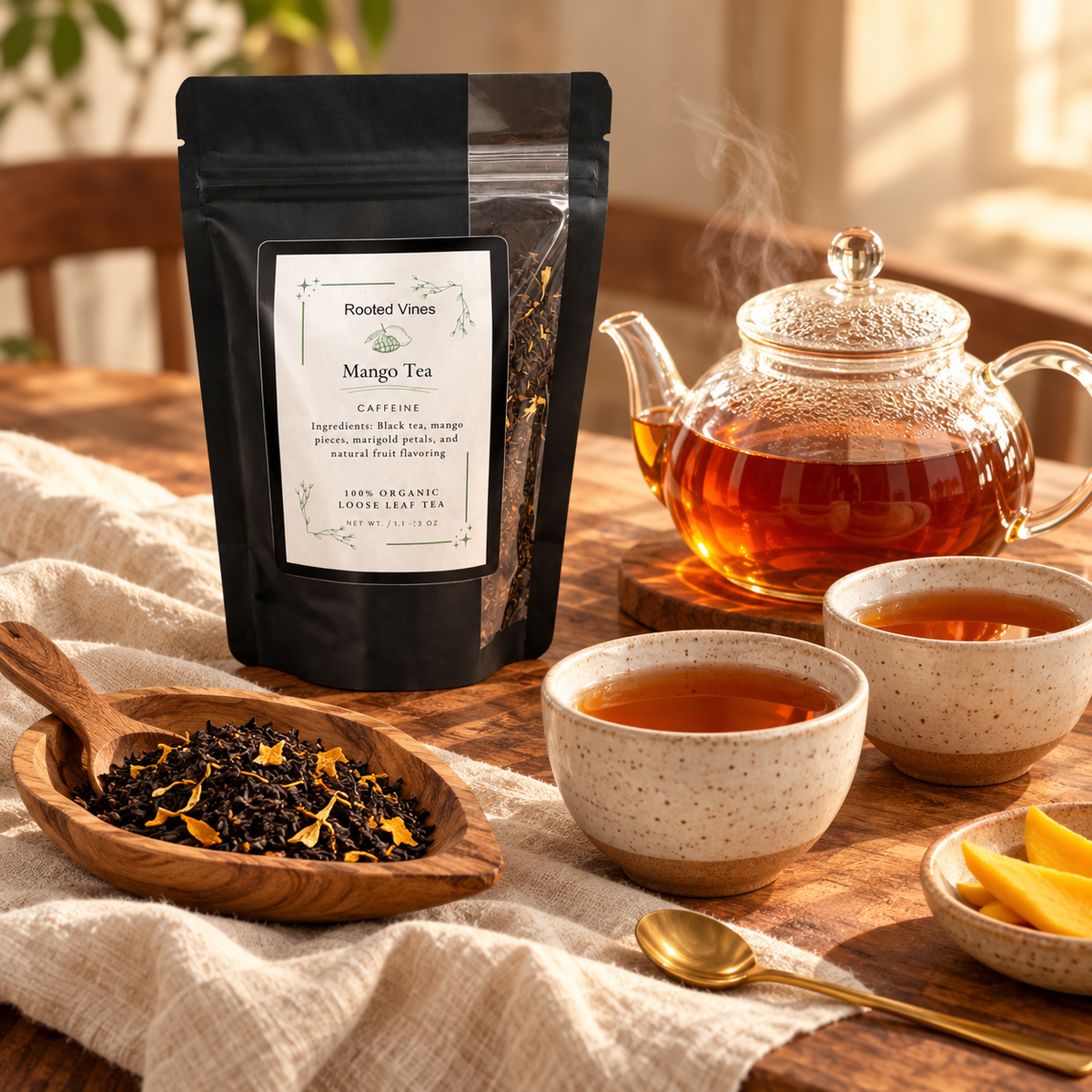 Mango Black Tea 08 complete ritual
