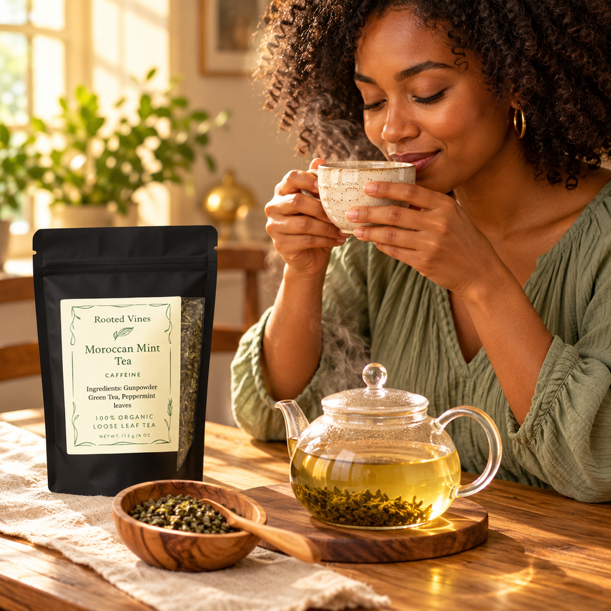 Moroccan Mint Green Tea 07 lifestyle ritual