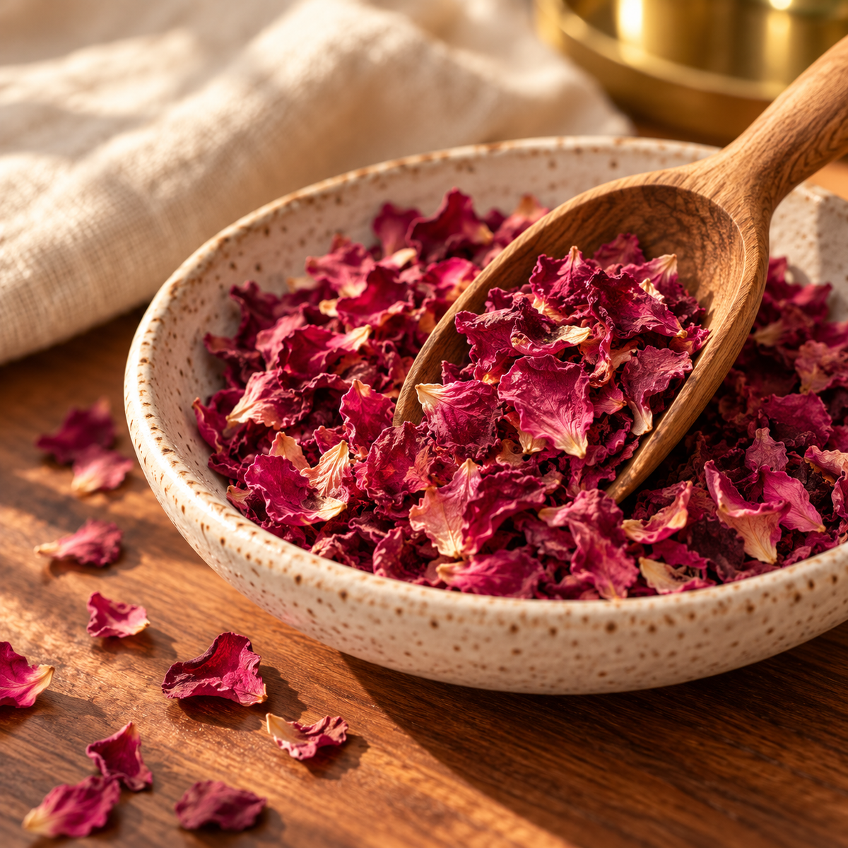Organic Dried Rose Petals 02 ingredient macro